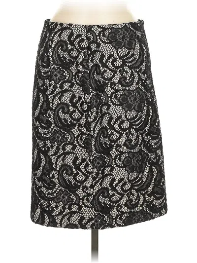 Pre-owned Ann Taylor Formal Skirt In Black