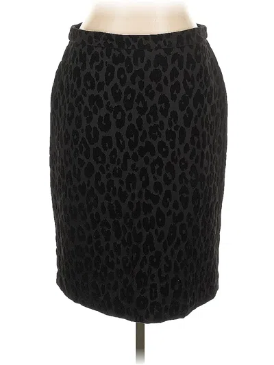 Pre-owned Ann Taylor Formal Skirt In Black