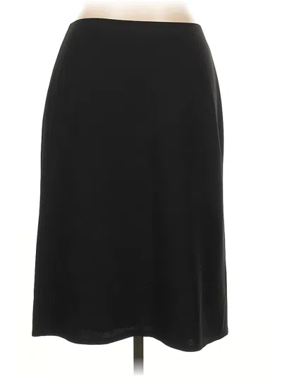 Pre-owned Ann Taylor Formal Skirt In Black