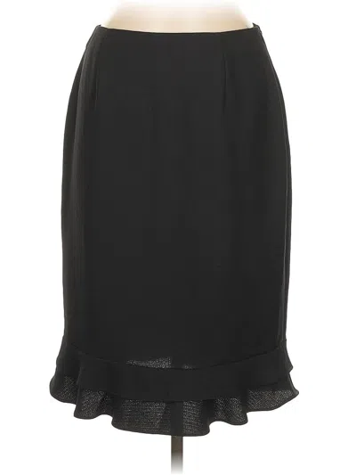 Pre-owned Ann Taylor Formal Skirt In Black