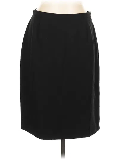 Pre-owned Ann Taylor Formal Skirt In Black