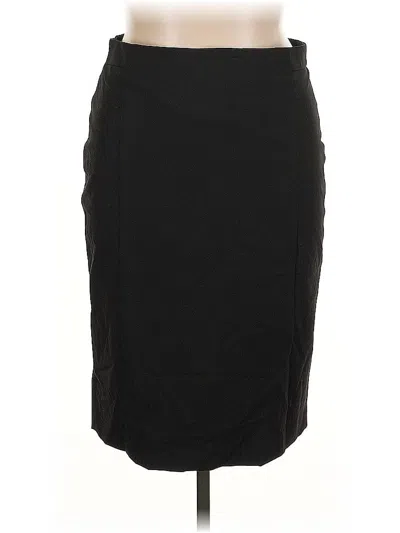 Pre-owned Ann Taylor Formal Skirt In Black