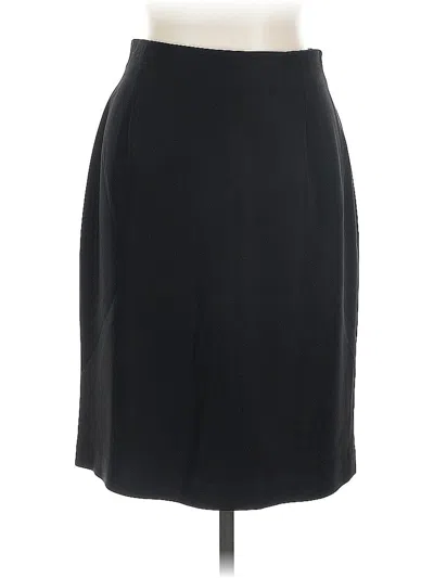 Pre-owned Ann Taylor Formal Skirt In Black