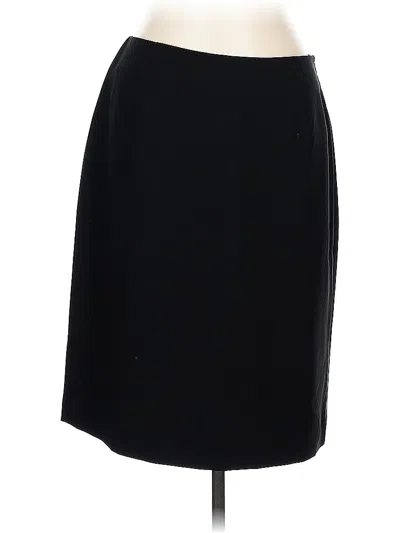 Pre-owned Ann Taylor Formal Skirt In Black