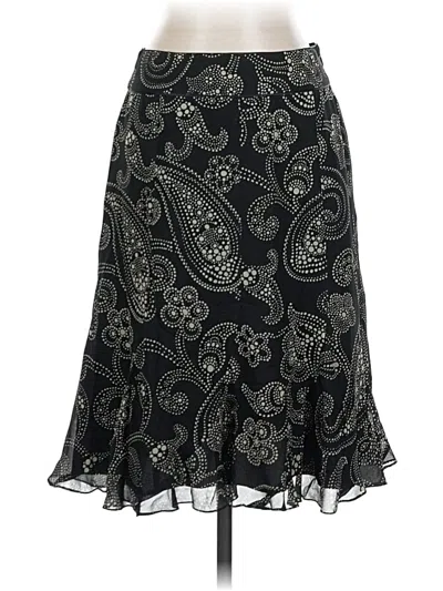 Pre-owned Ann Taylor Formal Skirt In Black