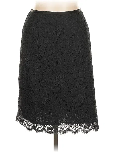 Pre-owned Ann Taylor Formal Skirt In Black