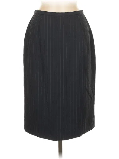 Pre-owned Ann Taylor Formal Skirt In Black