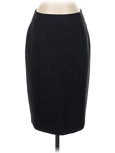 Pre-owned Ann Taylor Formal Skirt In Black