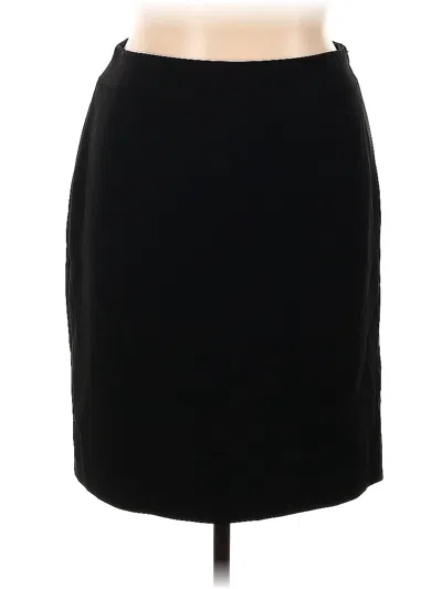Pre-owned Ann Taylor Formal Skirt In Black