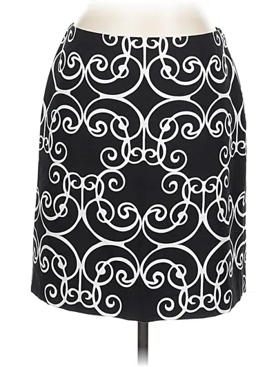 Pre-owned Ann Taylor Formal Skirt In Black