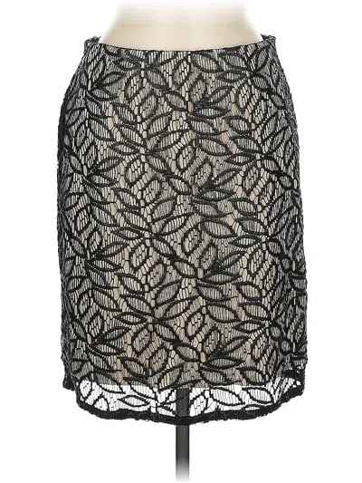Pre-owned Ann Taylor Formal Skirt In Black
