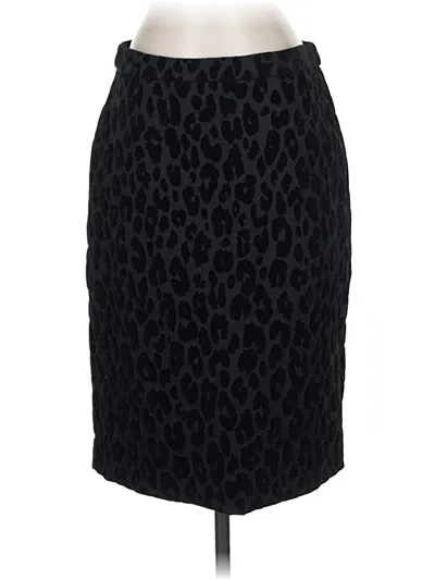 Pre-owned Ann Taylor Formal Skirt In Black