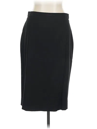 Pre-owned Ann Taylor Formal Skirt In Black