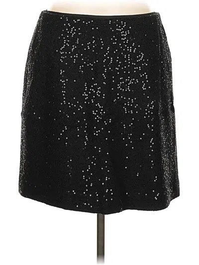Pre-owned Ann Taylor Formal Skirt In Black