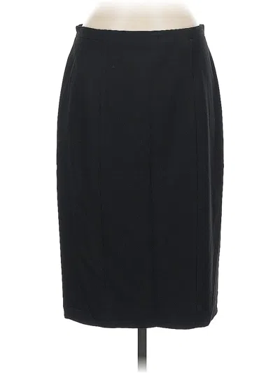 Pre-owned Ann Taylor Formal Skirt In Black