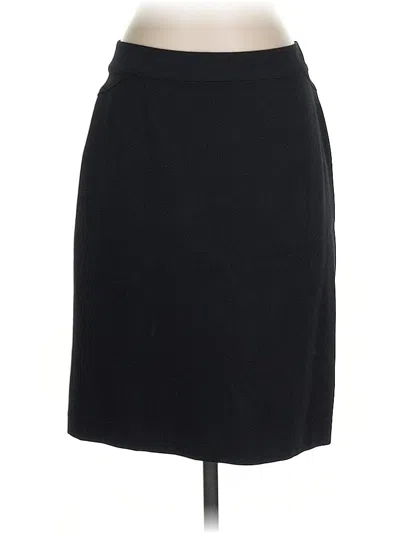 Pre-owned Ann Taylor Formal Skirt In Black