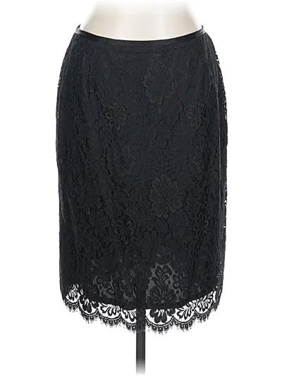 Pre-owned Ann Taylor Formal Skirt In Black