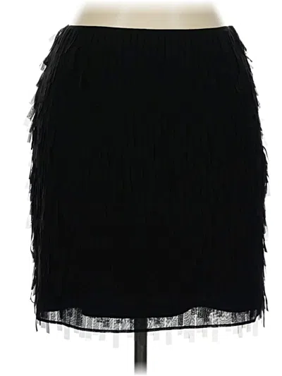 Pre-owned Ann Taylor Formal Skirt In Black