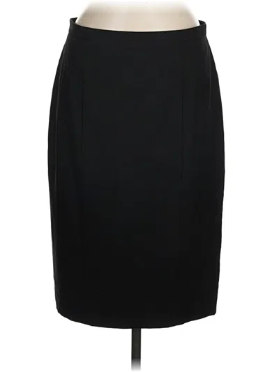 Pre-owned Ann Taylor Formal Skirt In Black