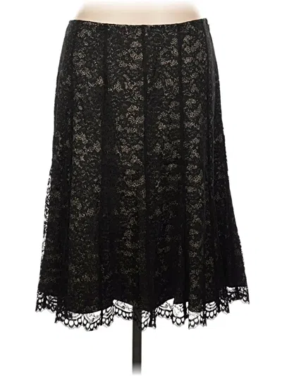 Pre-owned Ann Taylor Formal Skirt In Black