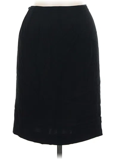 Pre-owned Ann Taylor Formal Skirt In Black