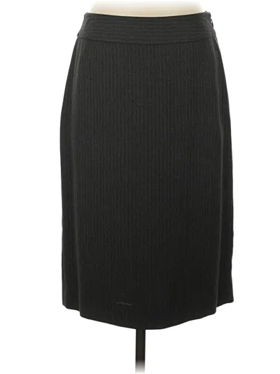 Pre-owned Ann Taylor Formal Skirt In Black