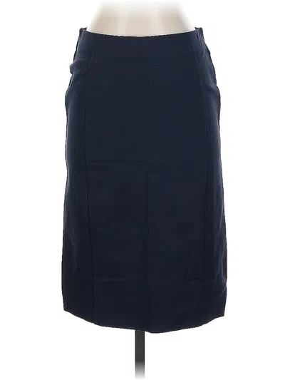 Pre-owned Ann Taylor Formal Skirt In Blue