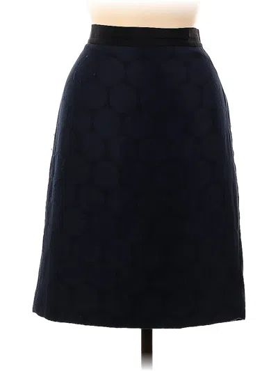 Pre-owned Ann Taylor Formal Skirt In Blue