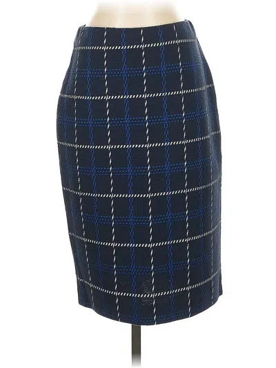 Pre-owned Ann Taylor Formal Skirt In Blue