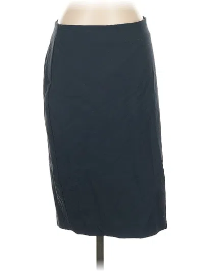 Pre-owned Ann Taylor Formal Skirt In Blue