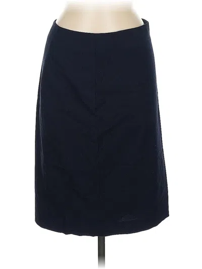 Pre-owned Ann Taylor Formal Skirt In Blue