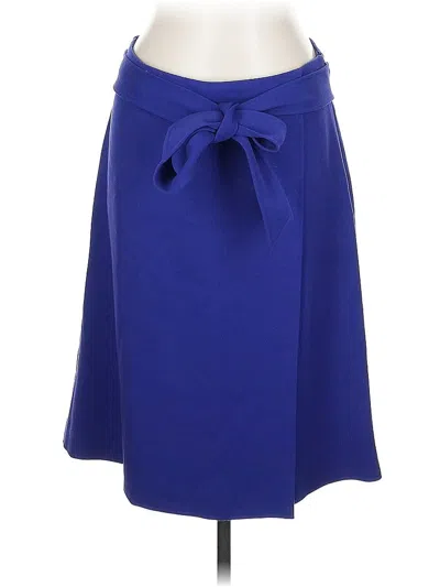 Pre-owned Ann Taylor Formal Skirt In Blue