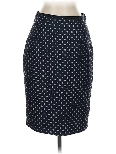 Pre-owned Ann Taylor Formal Skirt In Blue