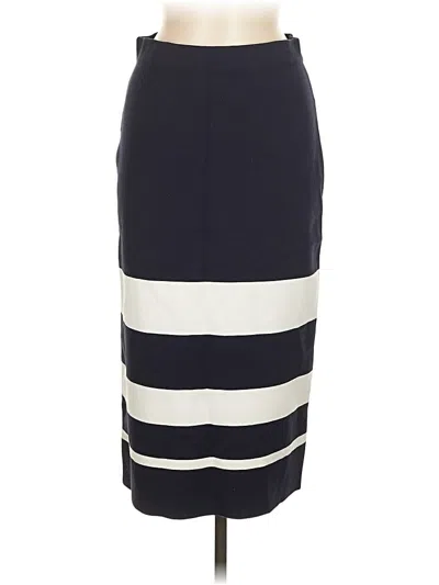 Pre-owned Ann Taylor Formal Skirt In Blue