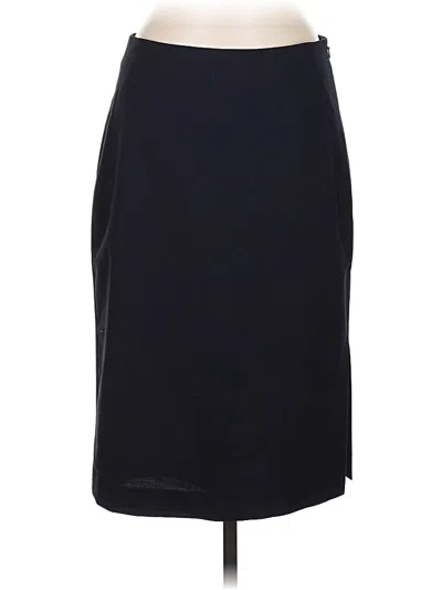 Pre-owned Ann Taylor Formal Skirt In Blue