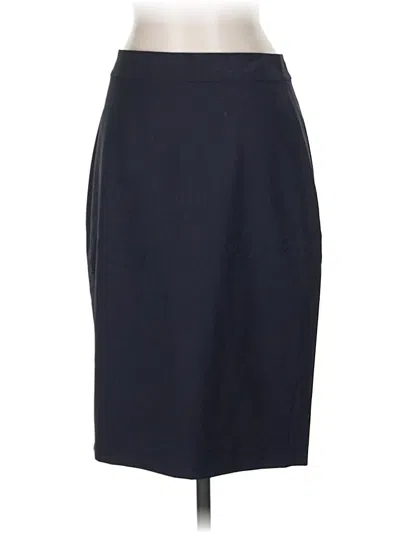 Pre-owned Ann Taylor Formal Skirt In Blue
