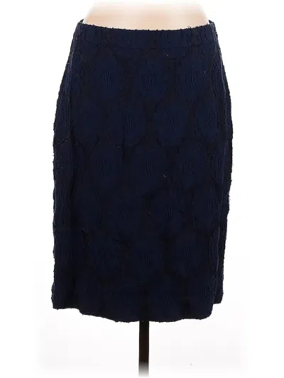 Pre-owned Ann Taylor Formal Skirt In Blue