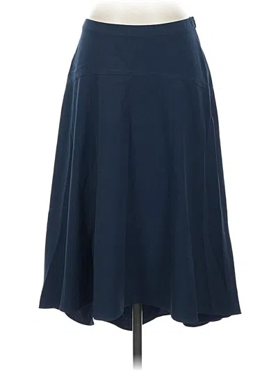 Pre-owned Ann Taylor Formal Skirt In Blue