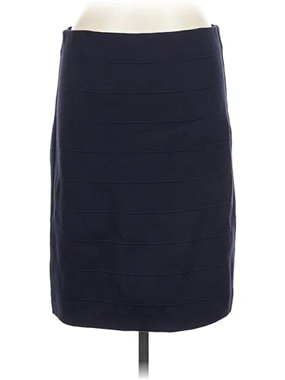 Pre-owned Ann Taylor Formal Skirt In Blue
