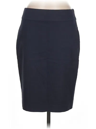 Pre-owned Ann Taylor Formal Skirt In Blue