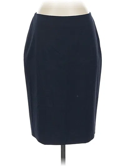 Pre-owned Ann Taylor Formal Skirt In Blue