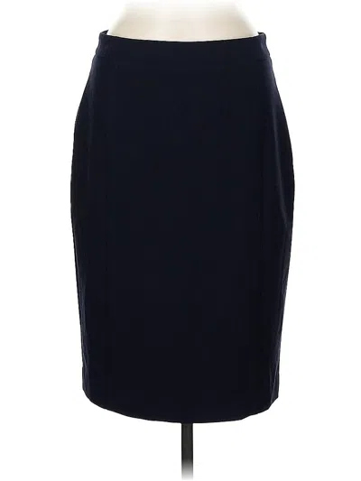 Pre-owned Ann Taylor Formal Skirt In Blue