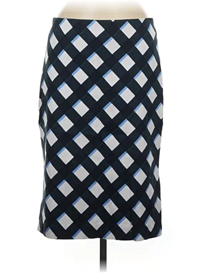 Pre-owned Ann Taylor Formal Skirt In Blue