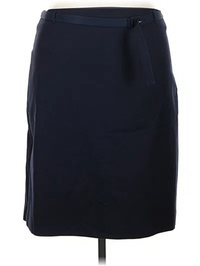 Pre-owned Ann Taylor Formal Skirt In Blue