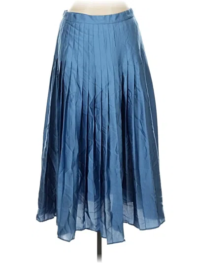 Pre-owned Ann Taylor Formal Skirt In Blue