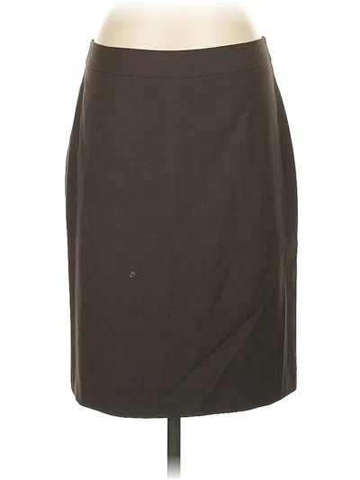 Pre-owned Ann Taylor Formal Skirt In Brown