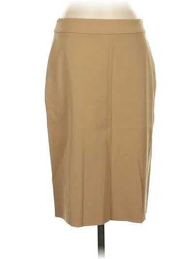 Pre-owned Ann Taylor Formal Skirt In Brown