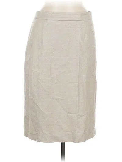 Pre-owned Ann Taylor Formal Skirt In Brown