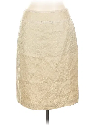 Pre-owned Ann Taylor Formal Skirt In Brown