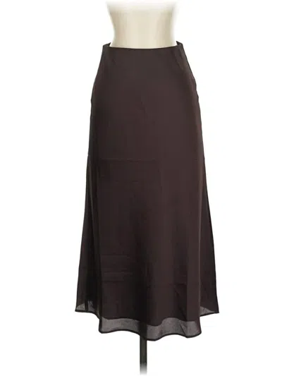 Pre-owned Ann Taylor Formal Skirt In Brown
